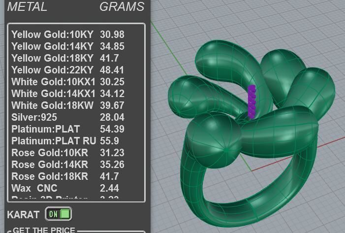 12mm Pearl Flower Ring 3D print model_3
