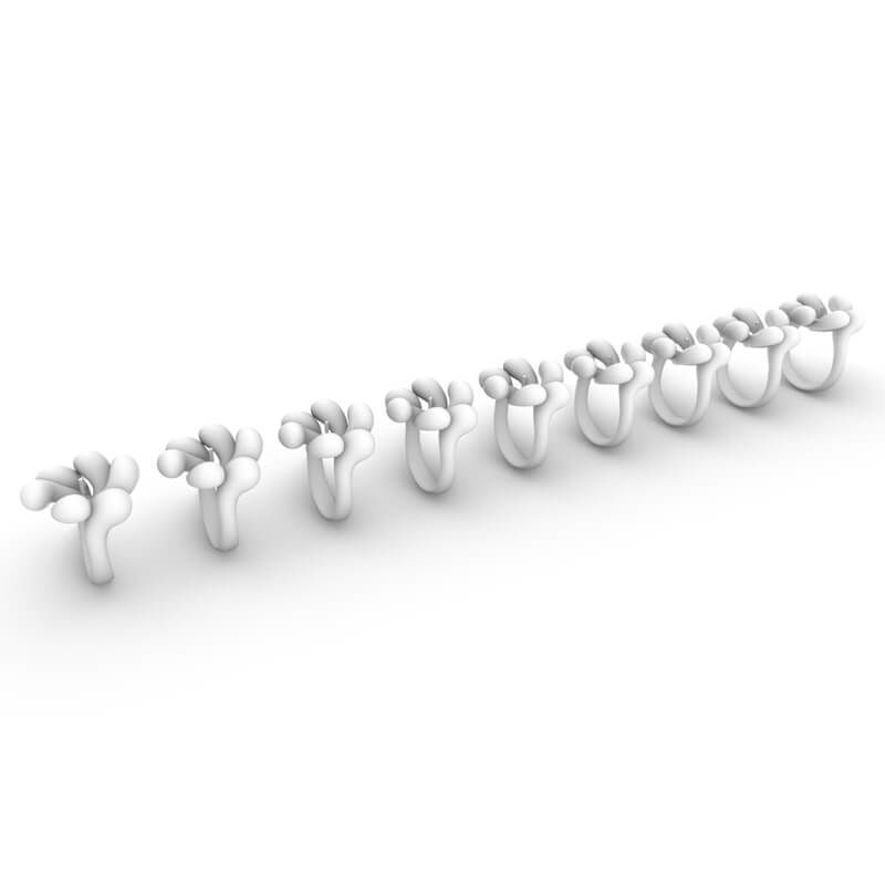 12mm Pearl Flower Ring 3D print model_4