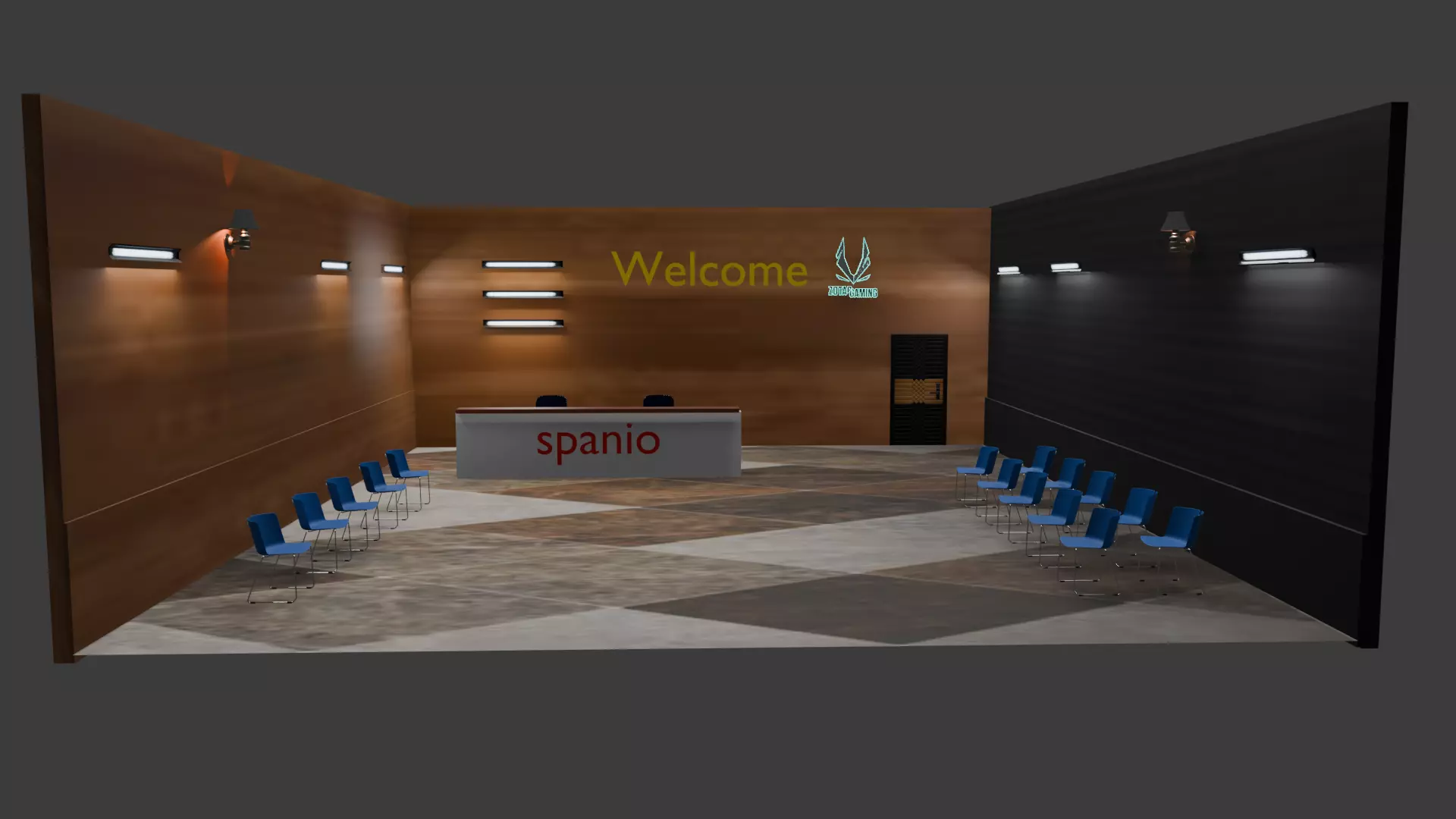 Reception Area 3D model_0