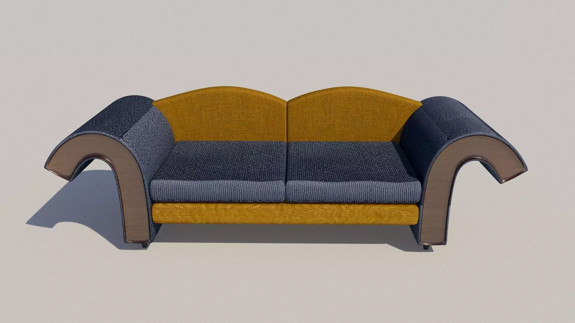 Modern Sofa 3D Model Low-poly 3D model_0