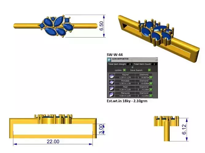 flawless apple watch charm