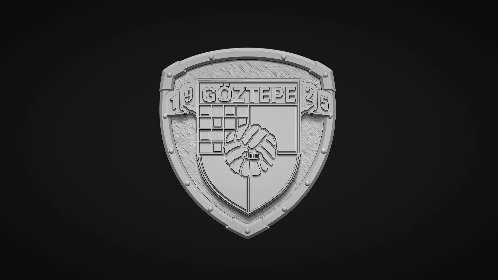 Goztepe Football Club Logo 3D print model