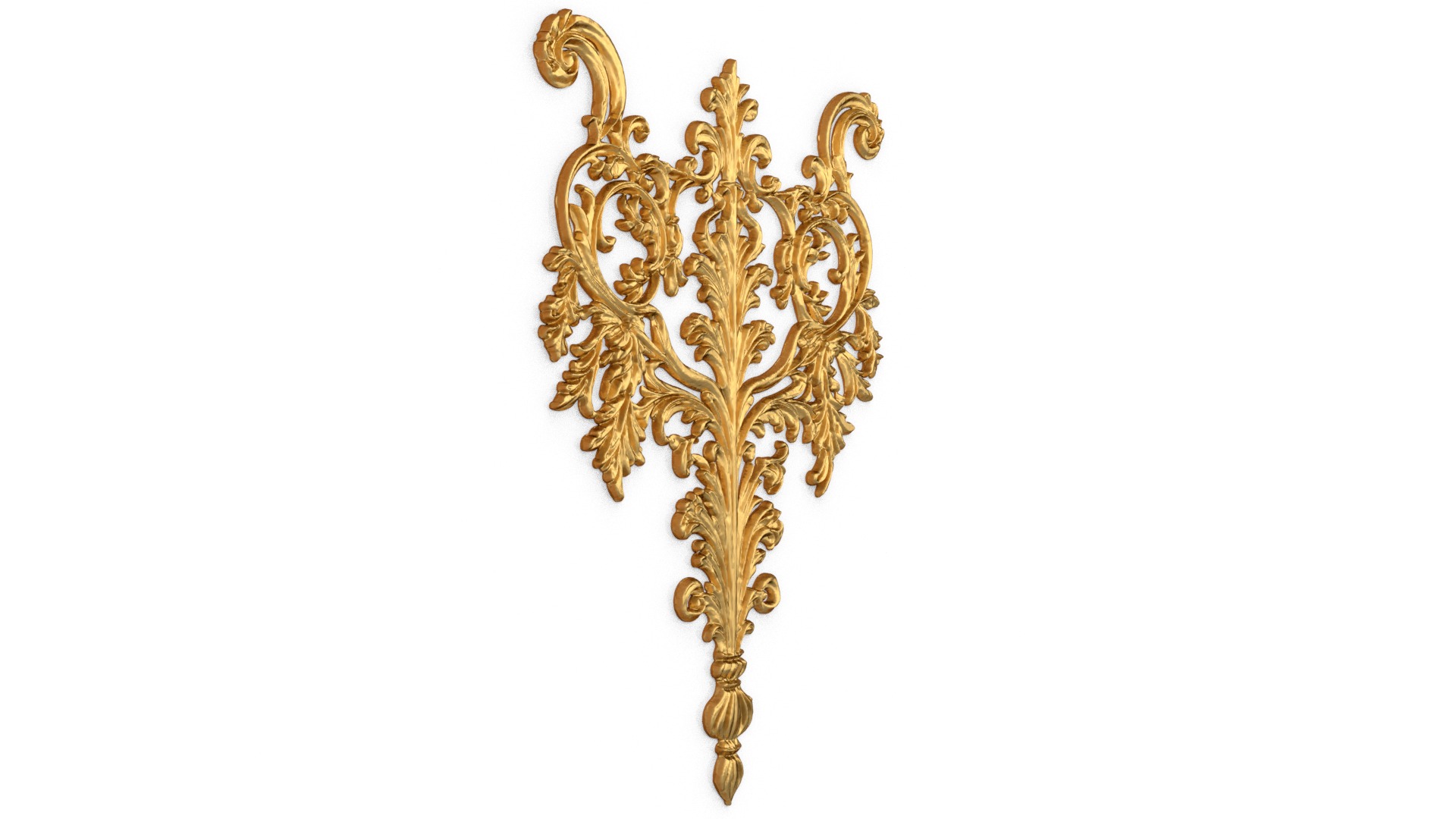 Classic decor ornament carved 56 3D model_2