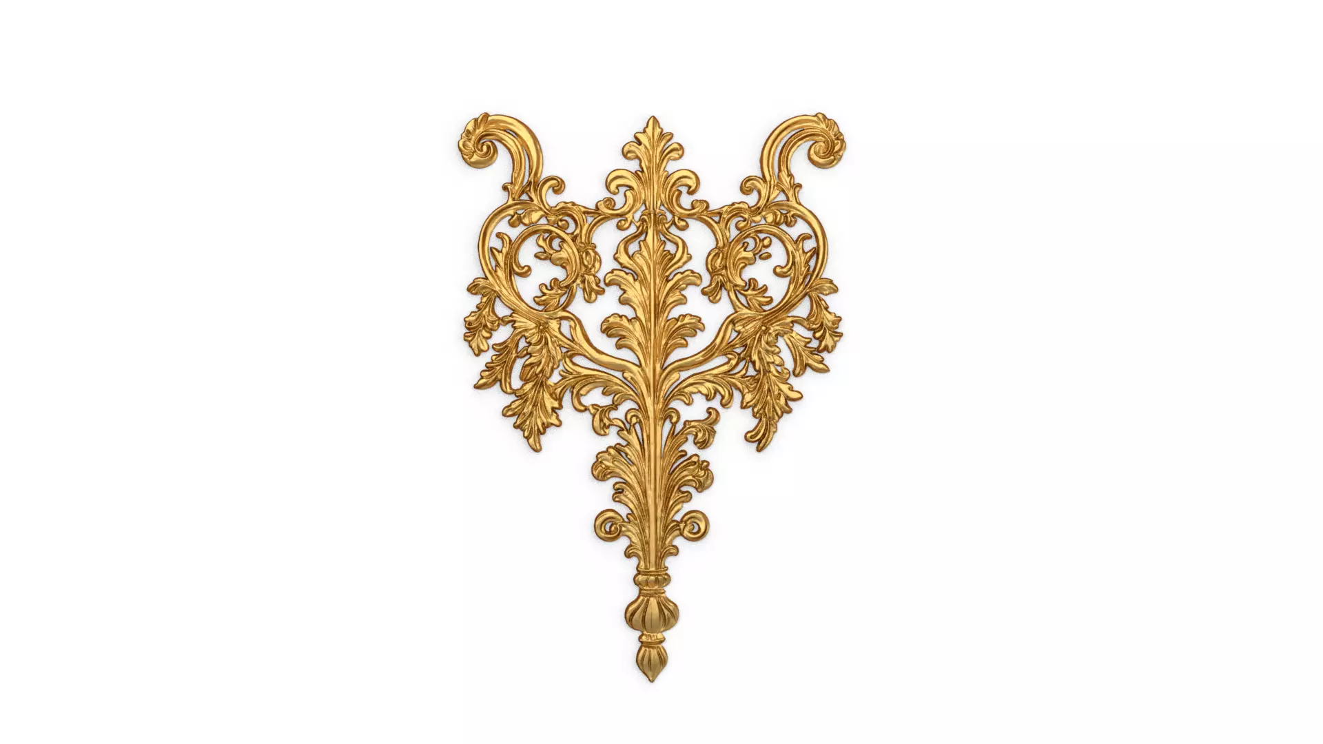 Classic decor ornament carved 56 3D model_0