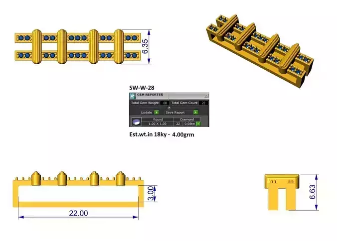 parallel apple watch charm