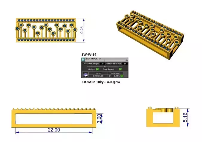 precious apple watch charm