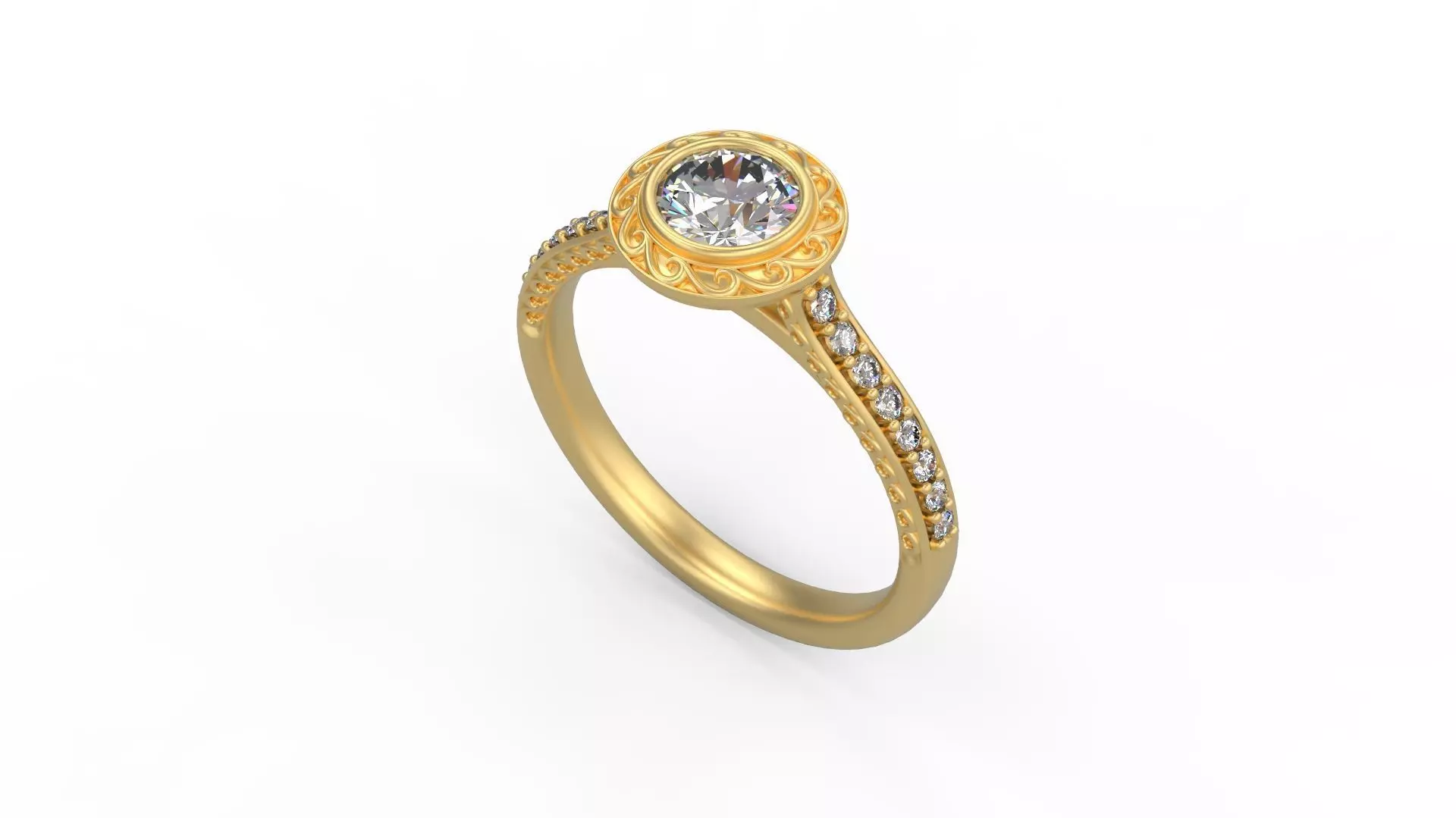 Woman Solitaire 1600 3D print model