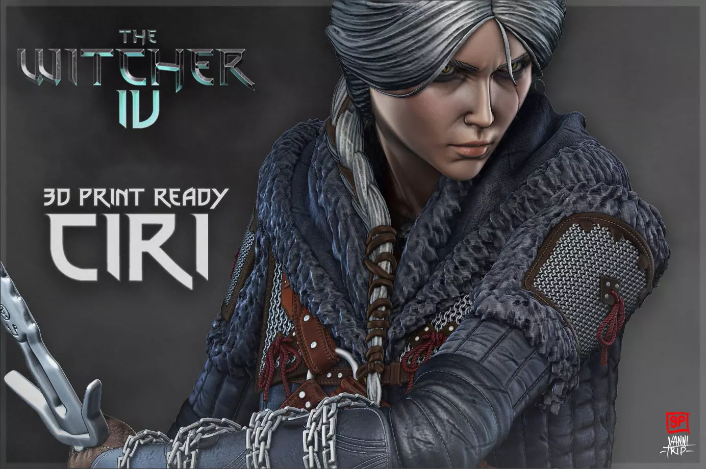 Ciri - The Wicher 4 3D print model