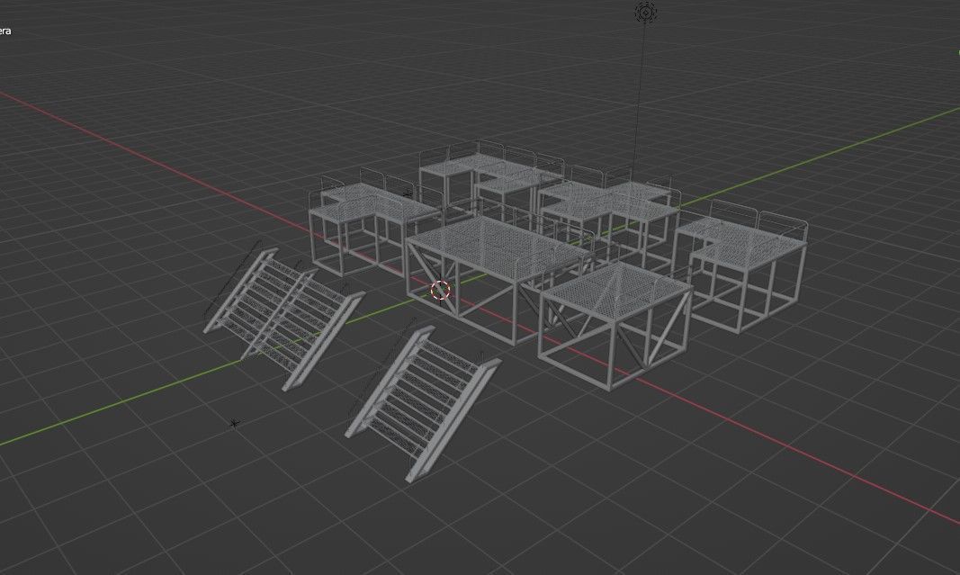 Modular Platform 3D model_12