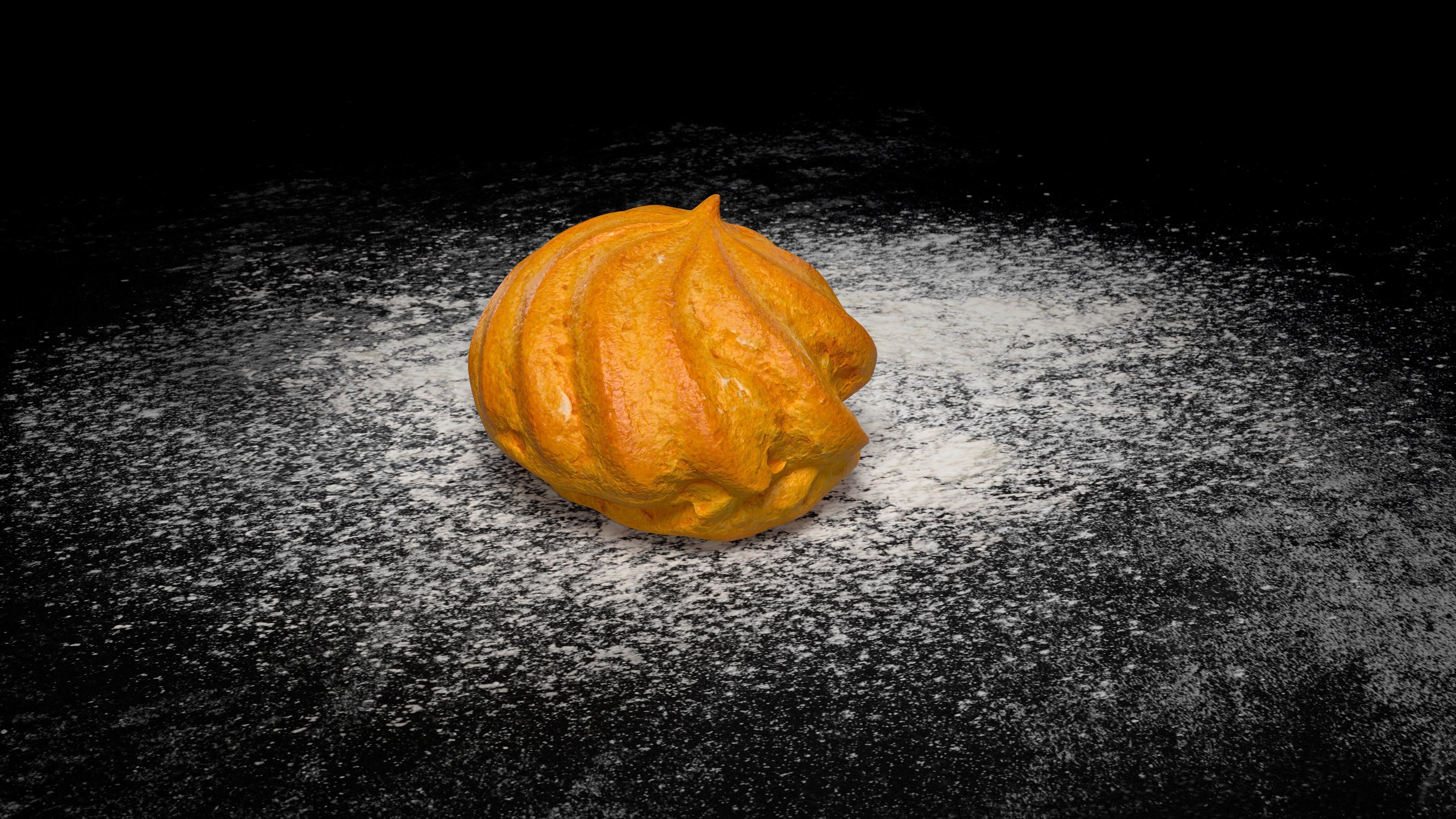 Tasty Eclair PBR game-ready Low-poly 3D model_3