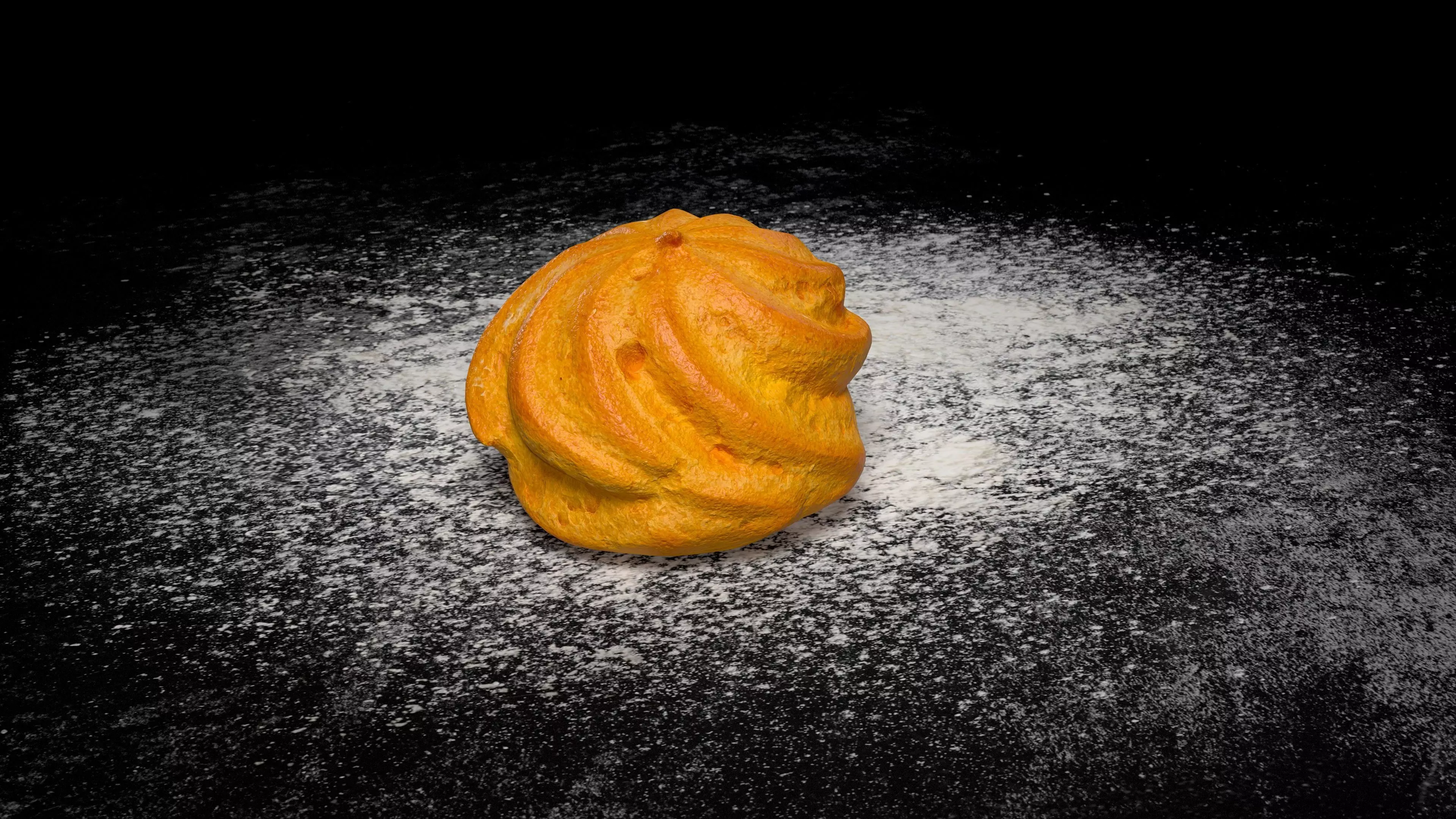 Tasty Eclair PBR game-ready Low-poly 3D model_0