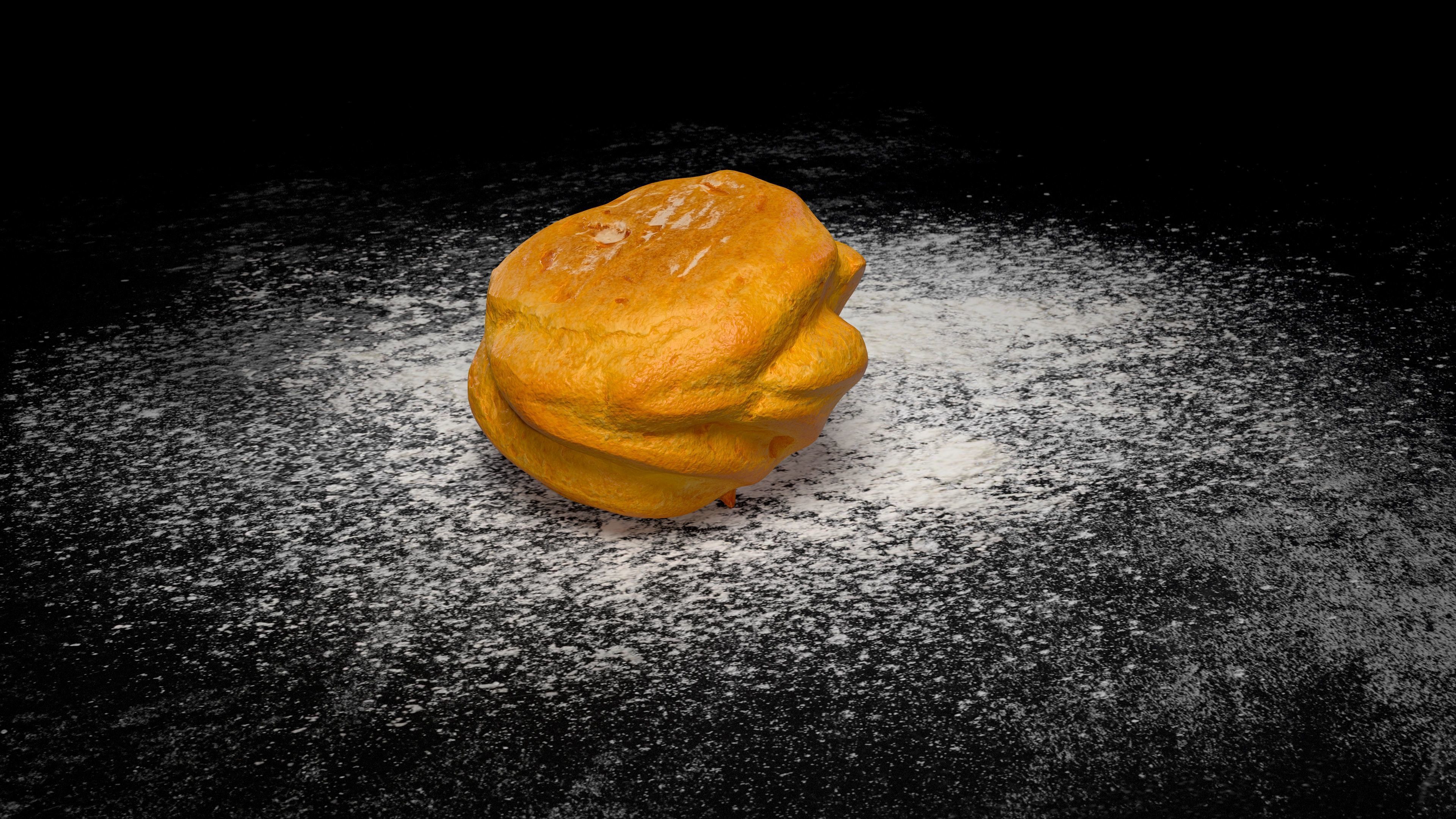 Tasty Eclair PBR game-ready Low-poly 3D model_10