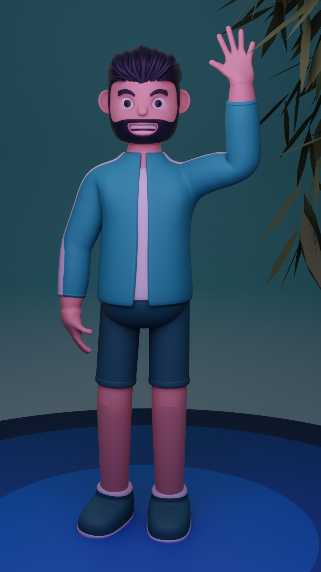 New Stylized Character Model Low-poly 3D model Low-poly 3D model_1