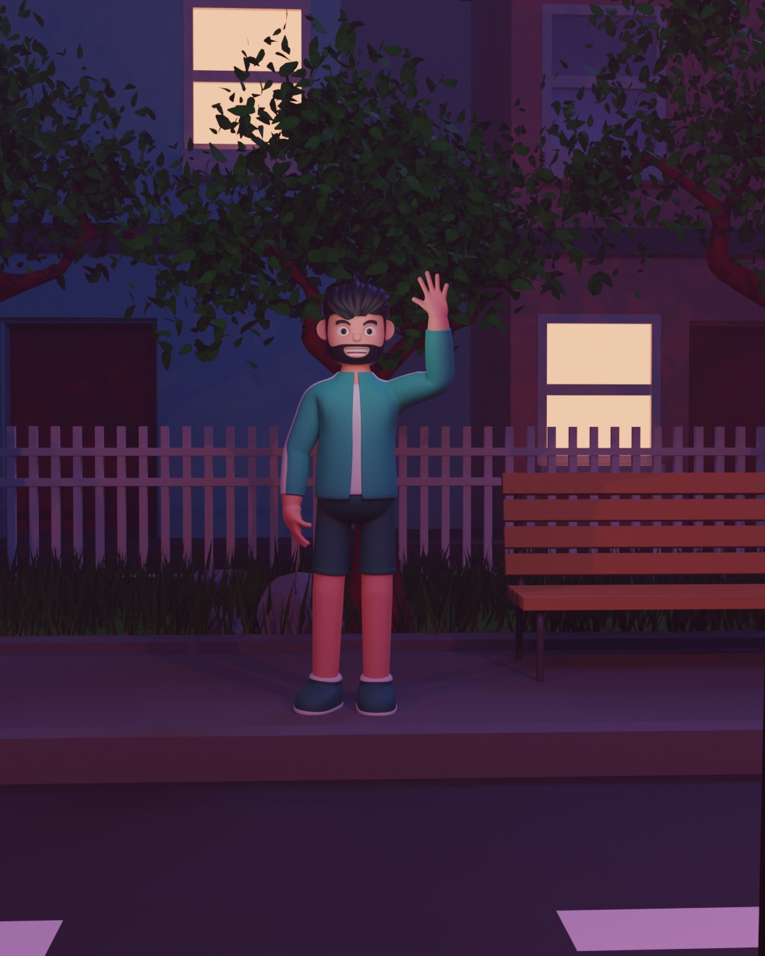 New Stylized Character Model Low-poly 3D model Low-poly 3D model_4