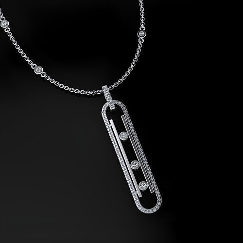 Messika Pendant  3D print model