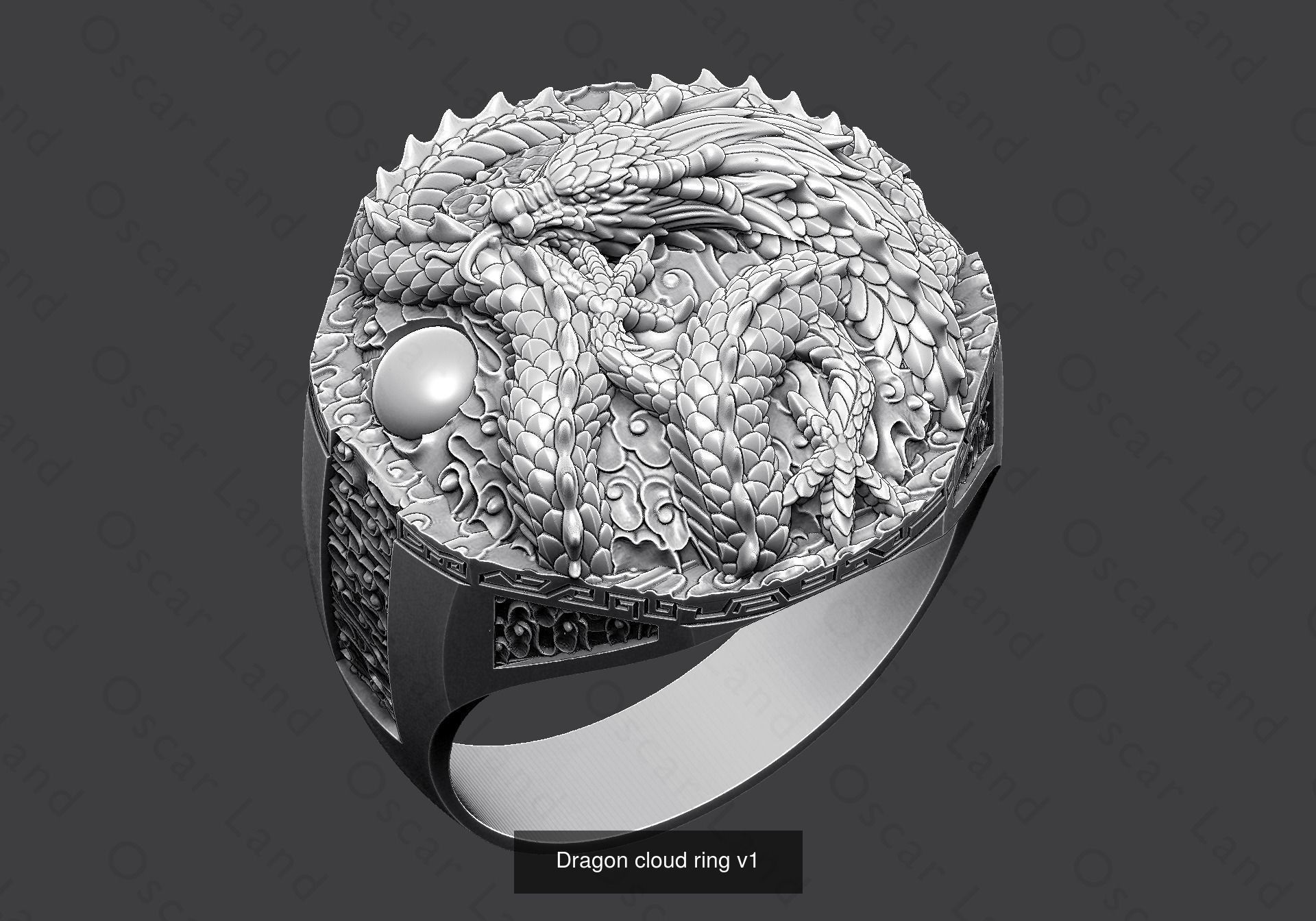 The Dragon Rings 3D Model Collection_4