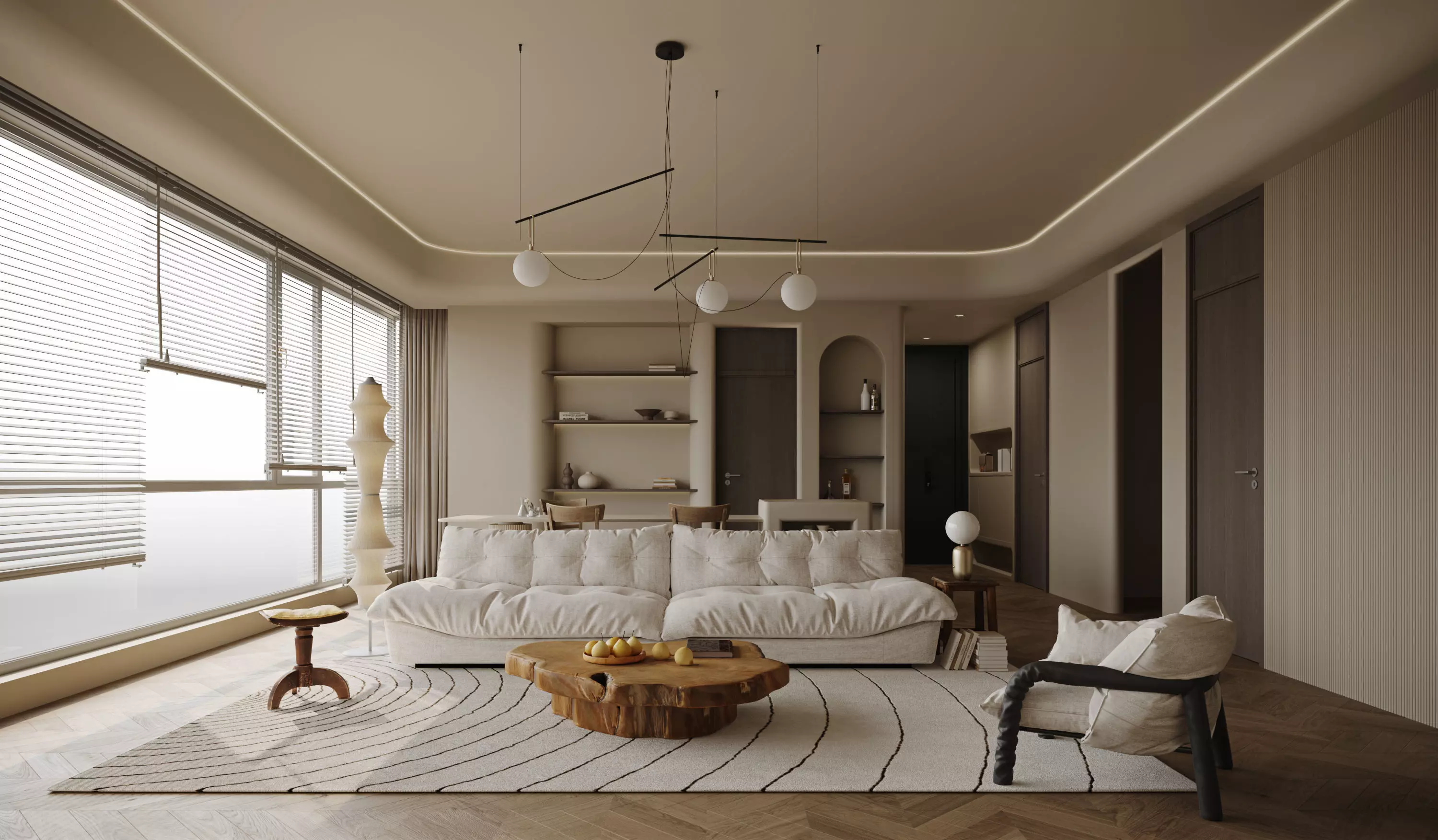 apartment interior scenes 3D model
