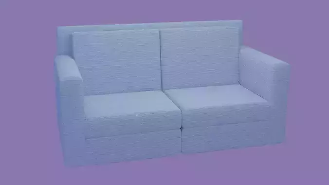 Simple 3d Sofa Asset