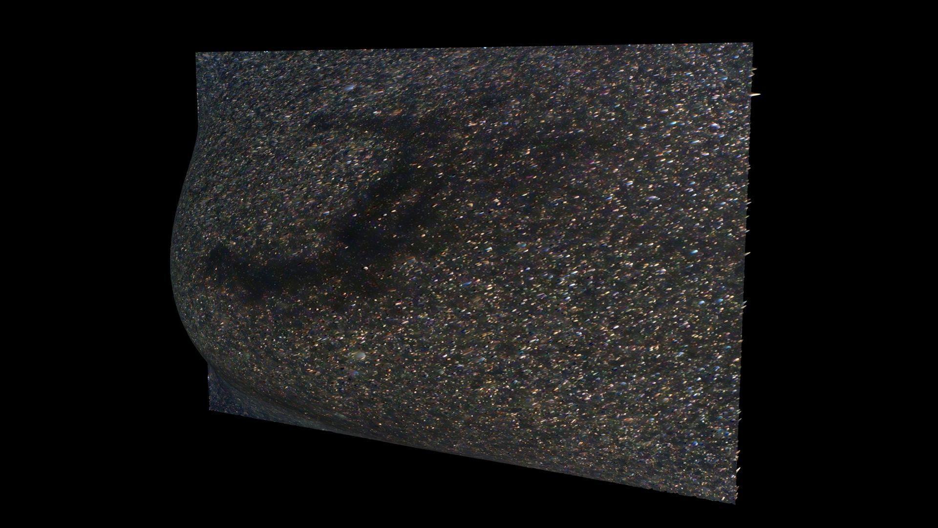 Letter E Nebula 3D model | CGTrader