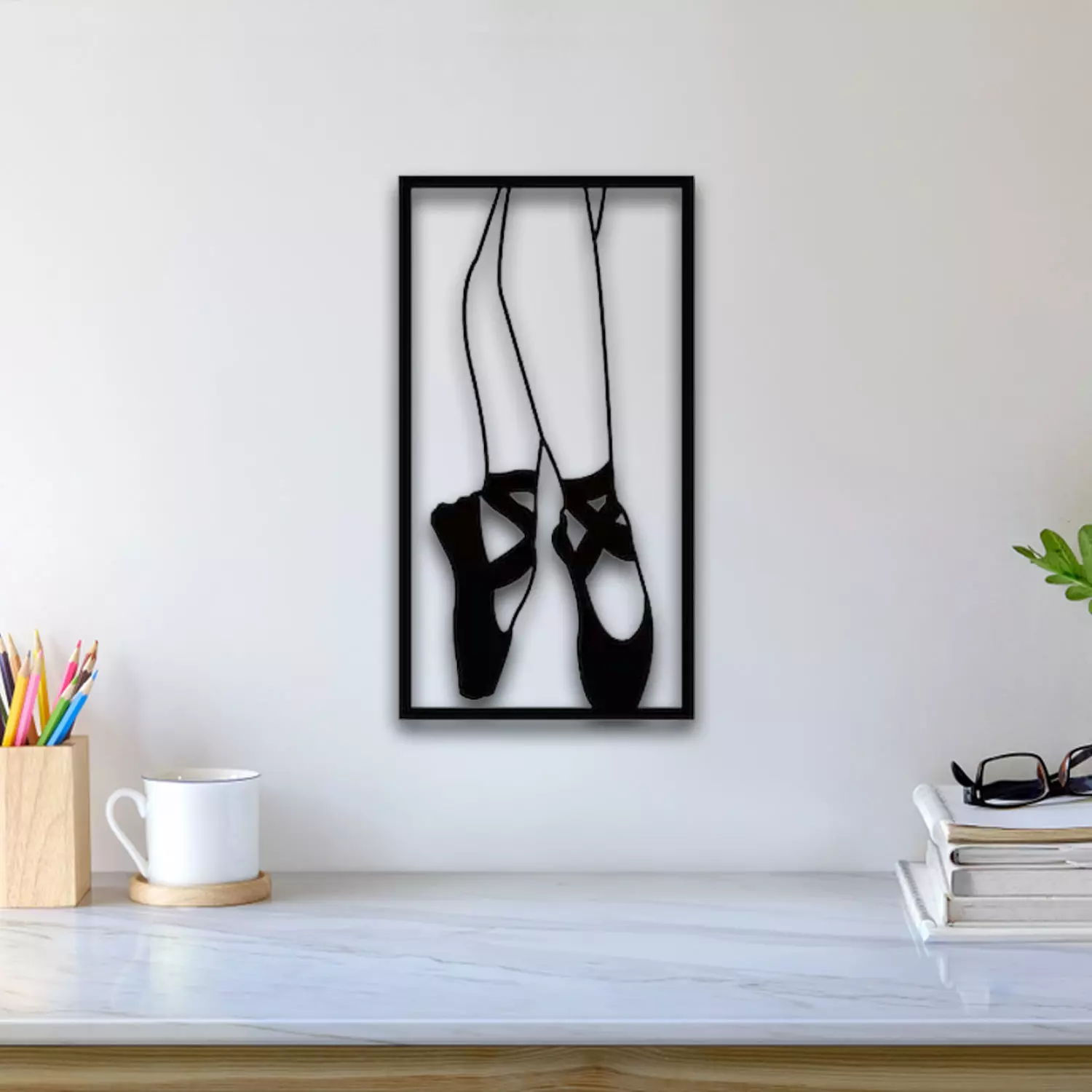 Ballerina Wall Art 3D print model