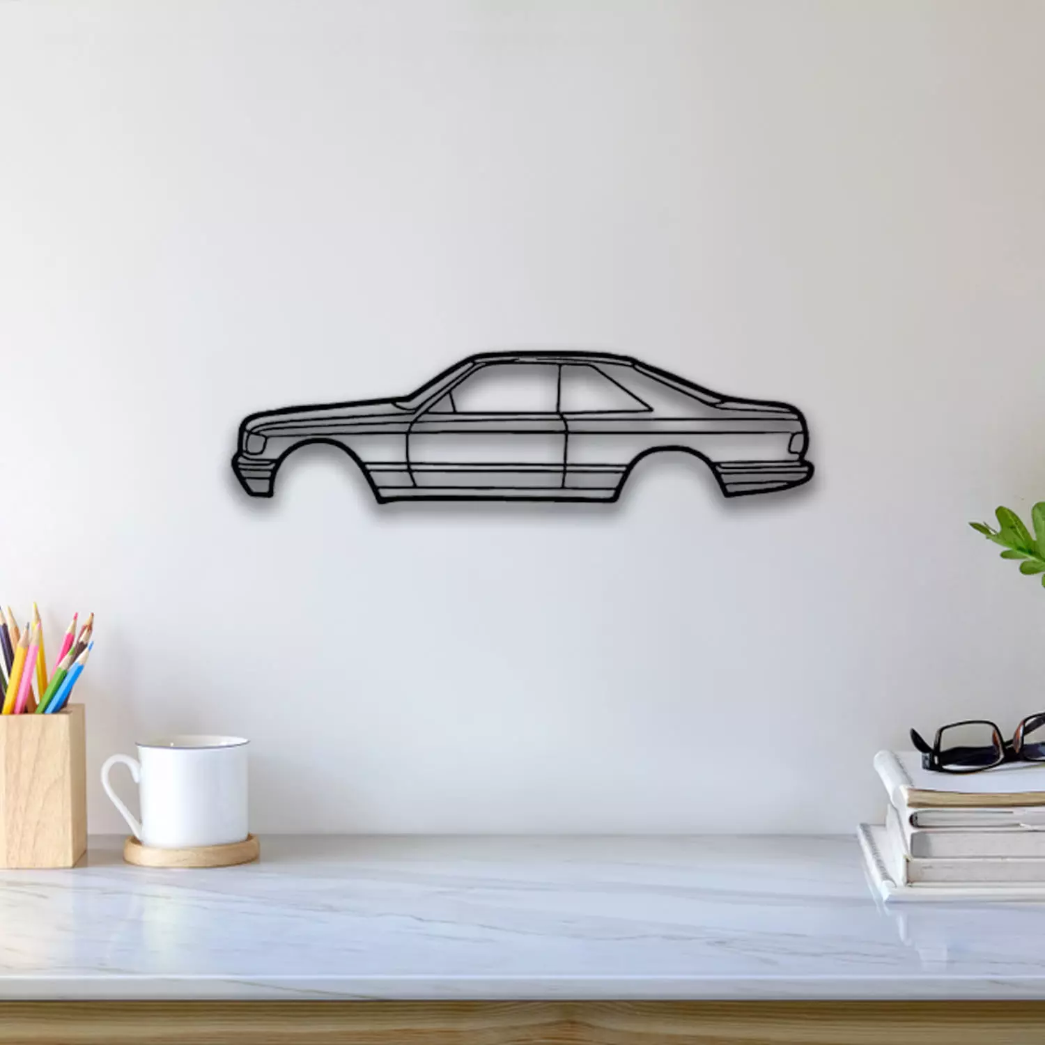Mercedes Wall Art 3D print model_0