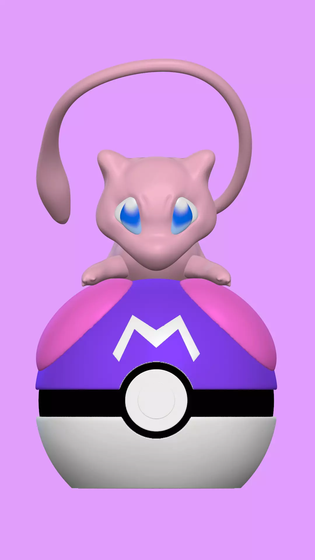 Pokemon Mew Free 3D print model