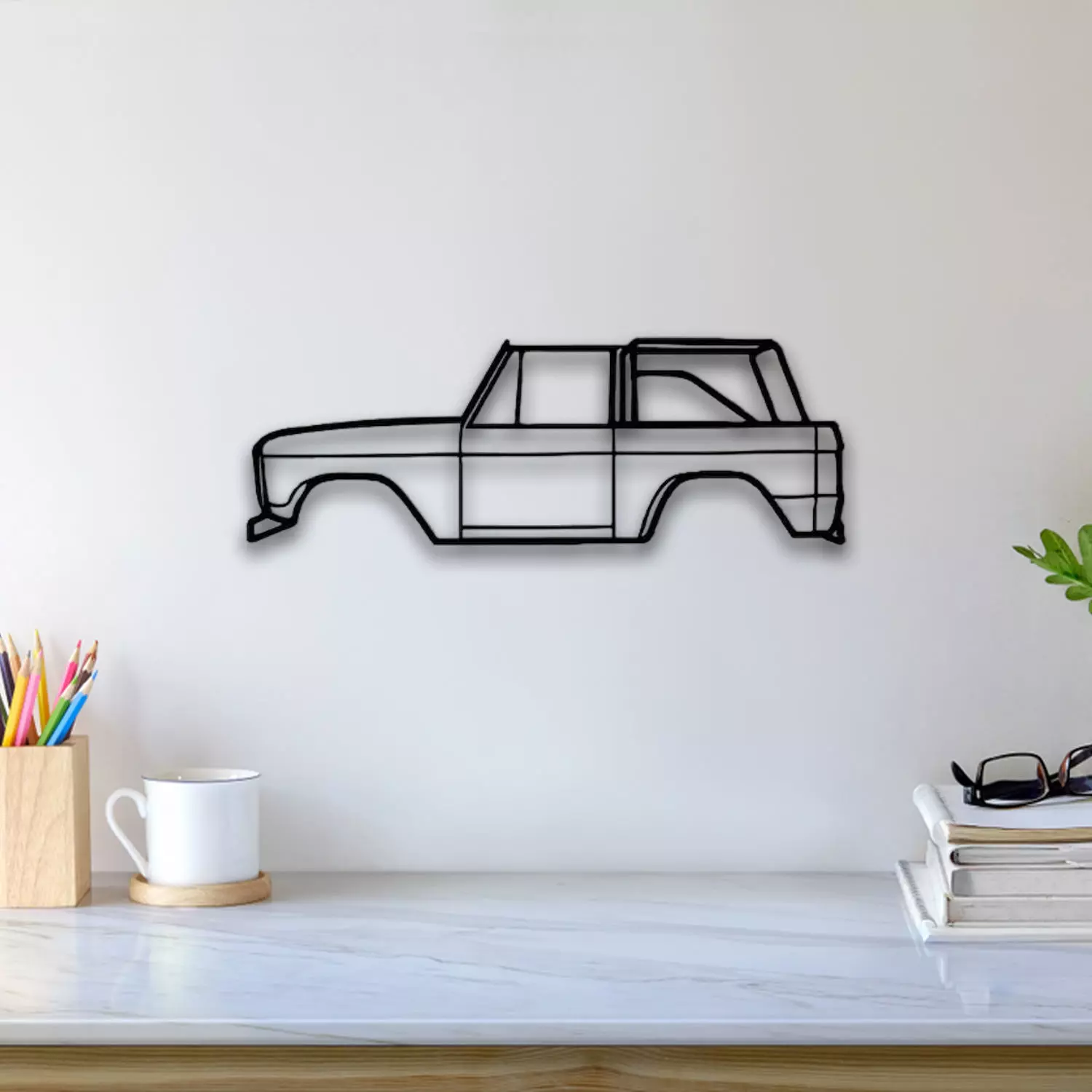 1974 Ford Wall Art 3D print model_0