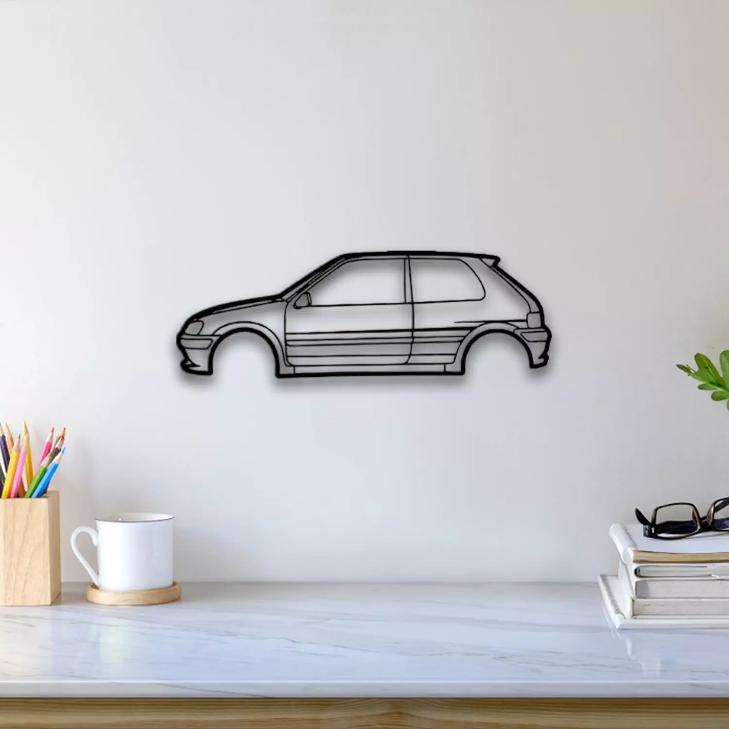 1998 Peugeot Wall Art 3D print model_0