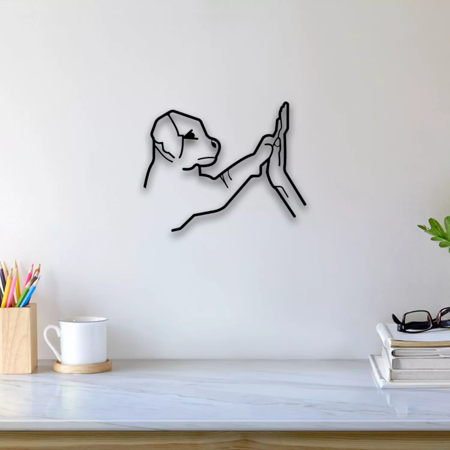 Dog Wall Art 3D print model