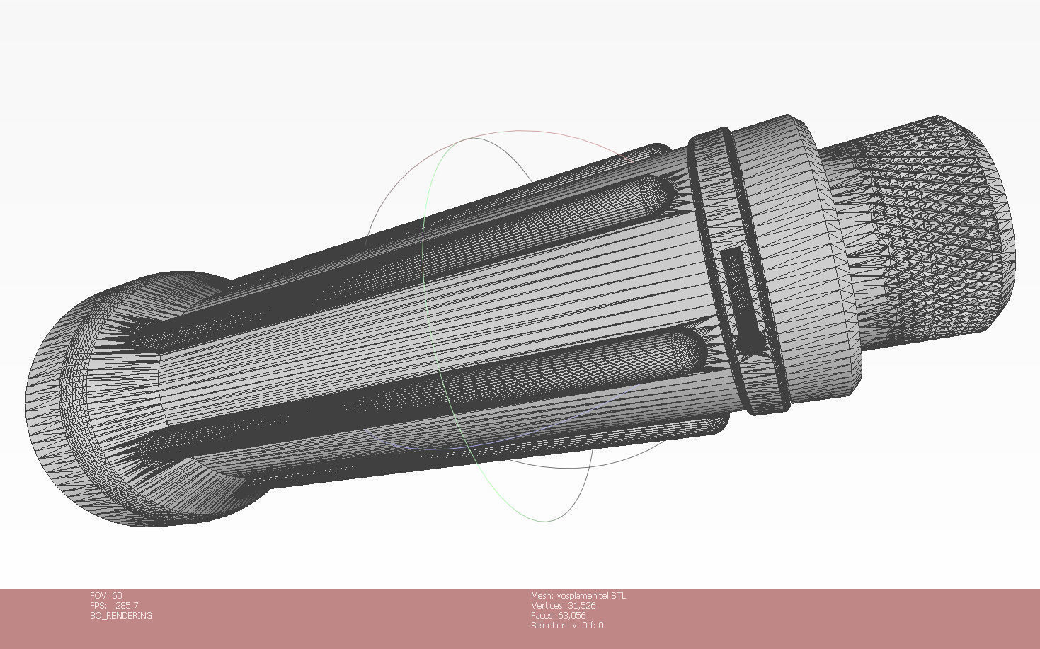 Incendiary mine-grenade ZMG special forces  3Dprintable Moulage 3D model_21