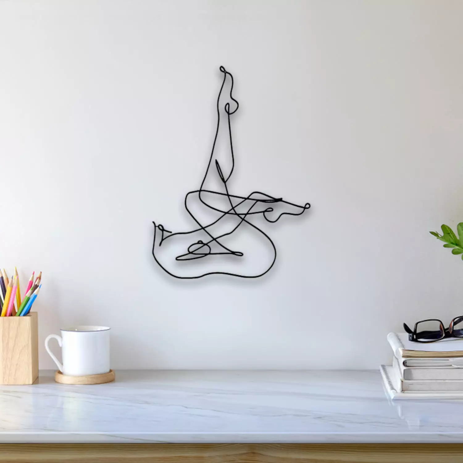 Girl Wall Art 3D print model_0