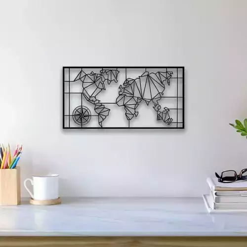 World Map Wall Art