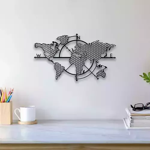 World Map Wall Art