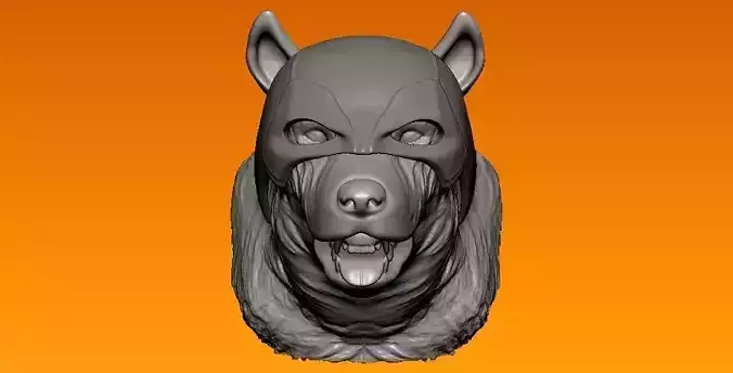 DOG MASK - COSPLAY - 3d print