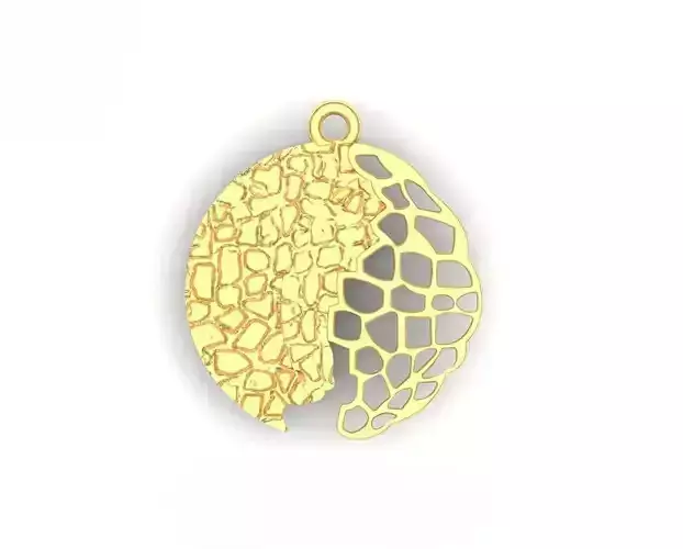 Pendant or necklace with stone design