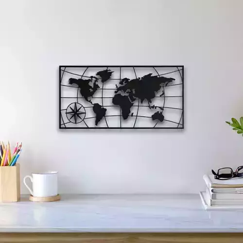 World Map Wall Art