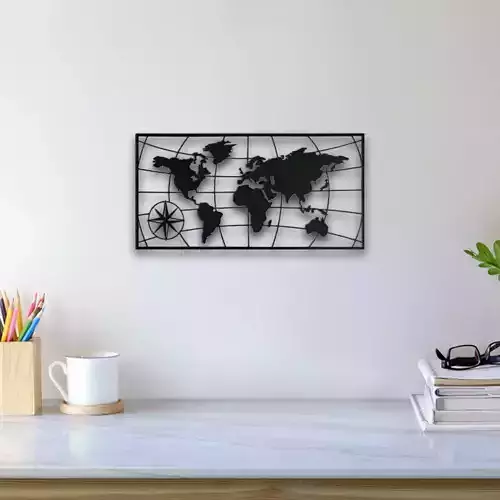 World Map Wall Art