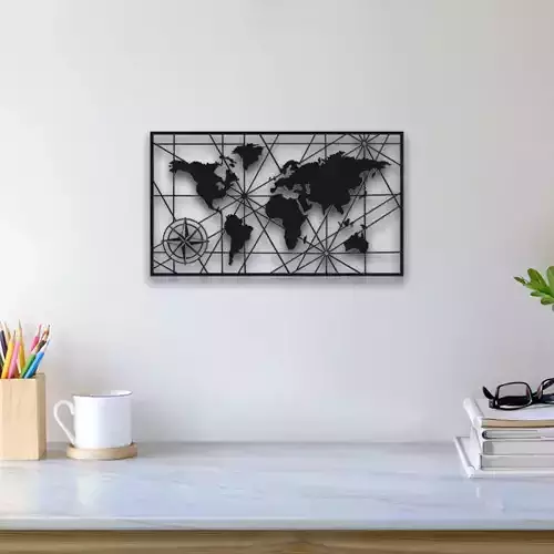 World Map Wall Art
