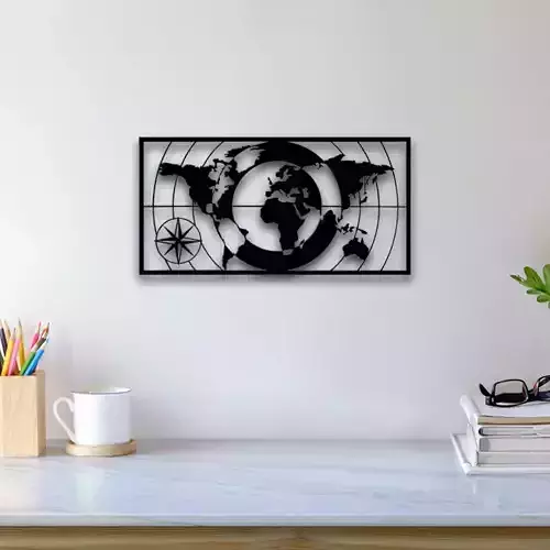 World Map Wall Art