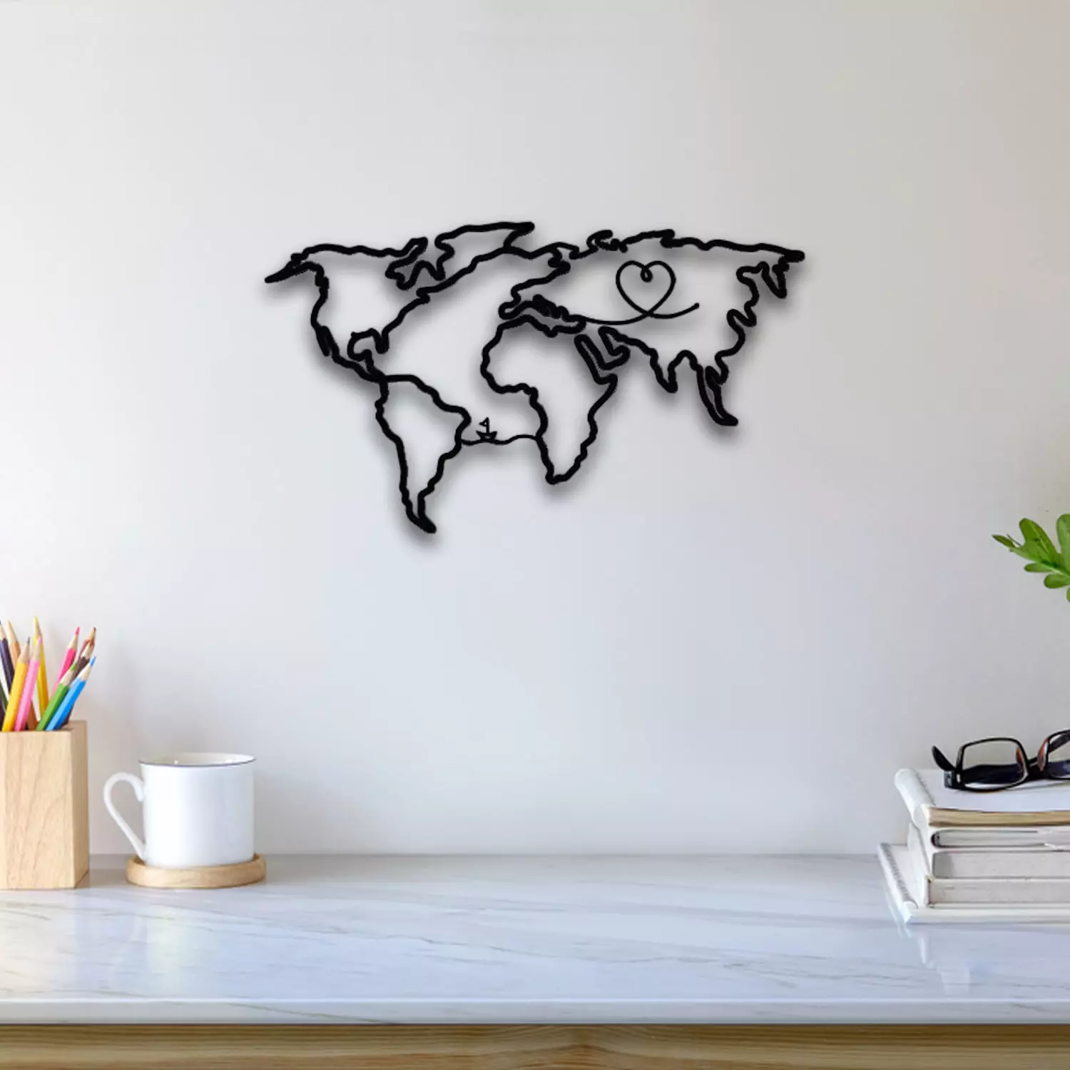 World Wall Art 3D print model_0