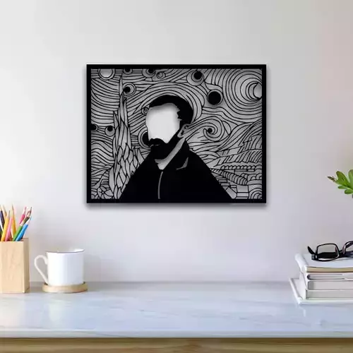 The Starry Night - Van Gogh Wall Art 3D print model