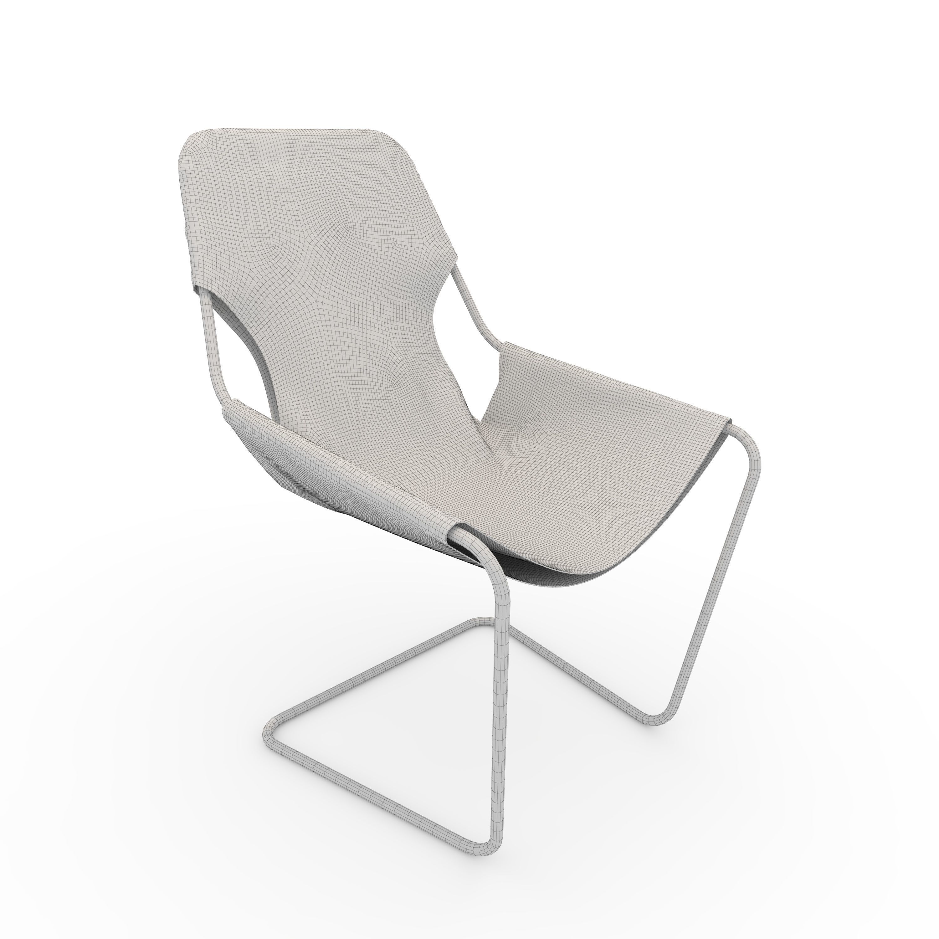 Armchair 47 3D model_1