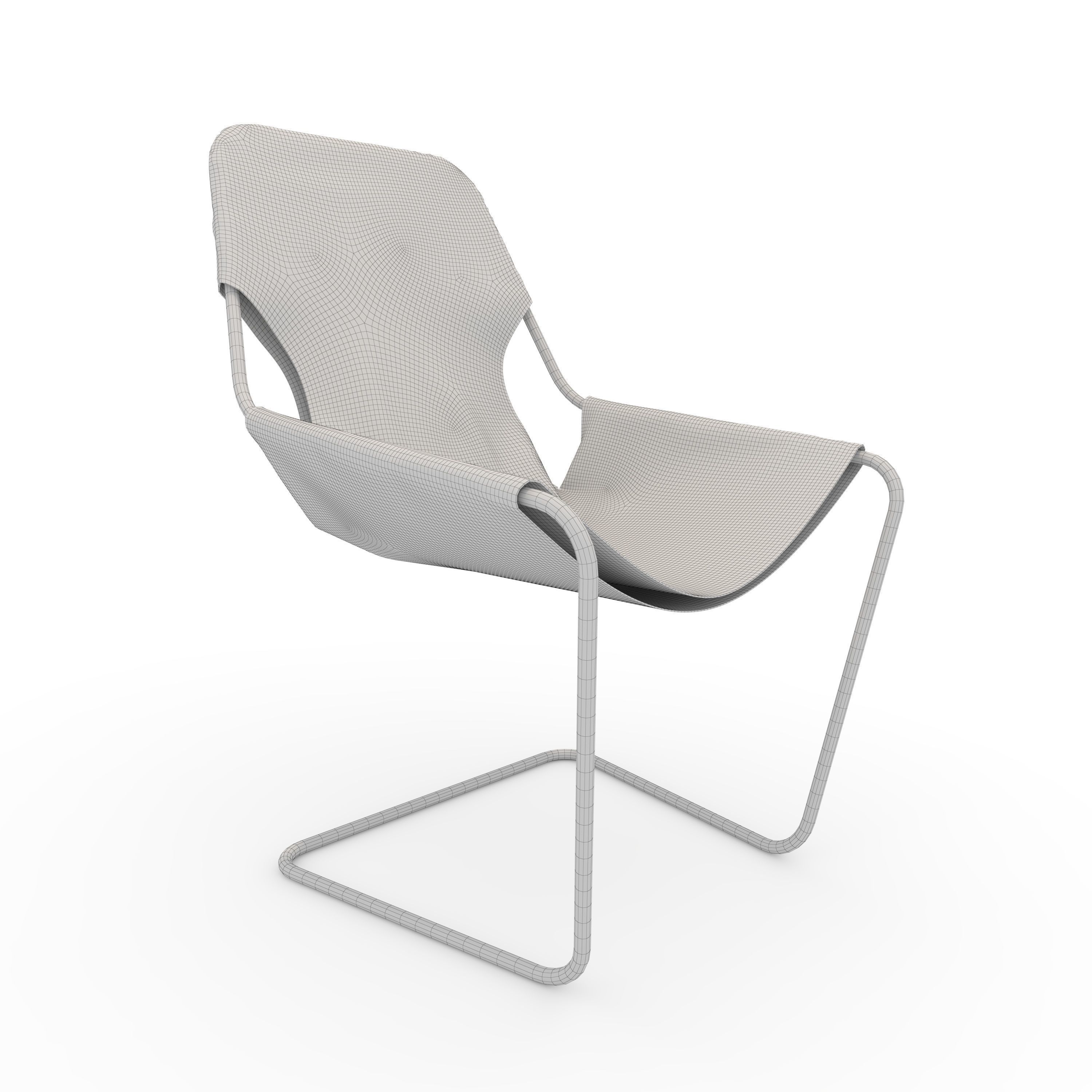 Armchair 47 3D model_9