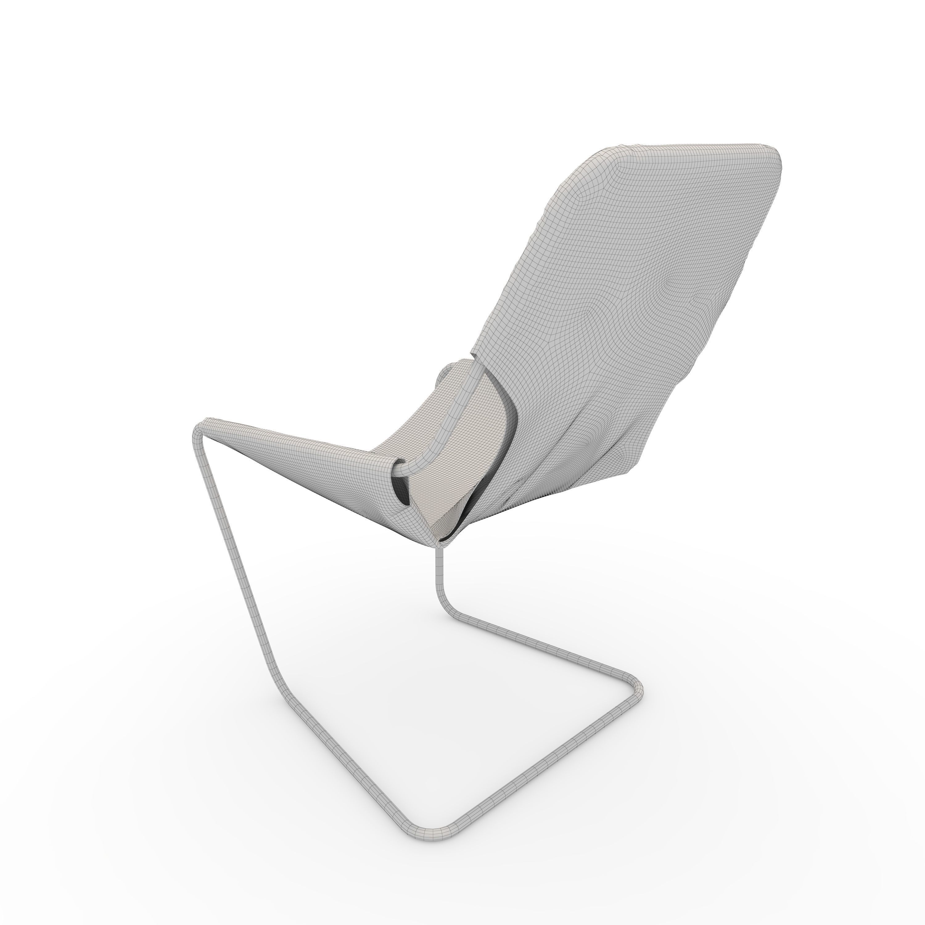 Armchair 47 3D model_7
