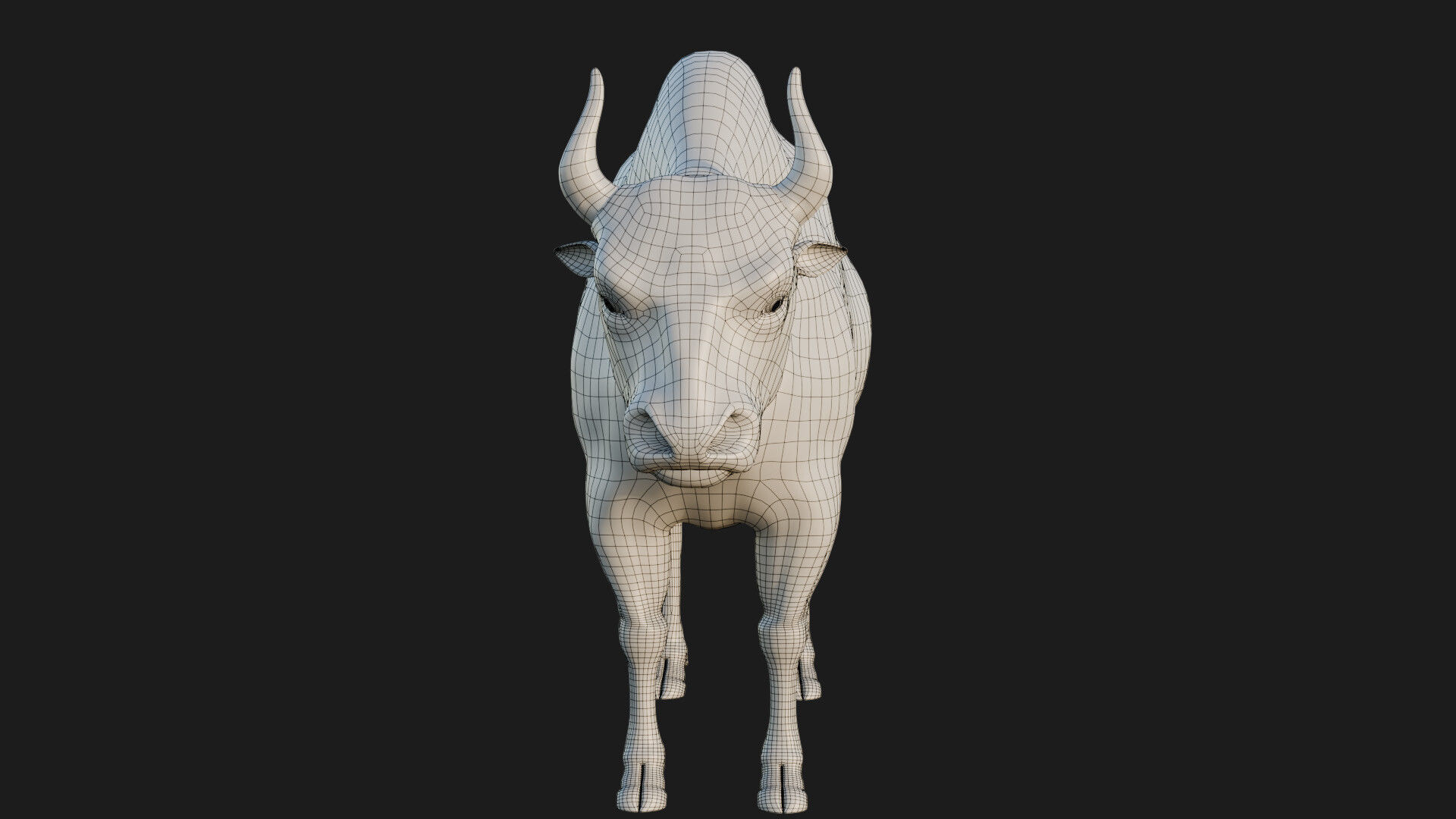 bison 3D model_2