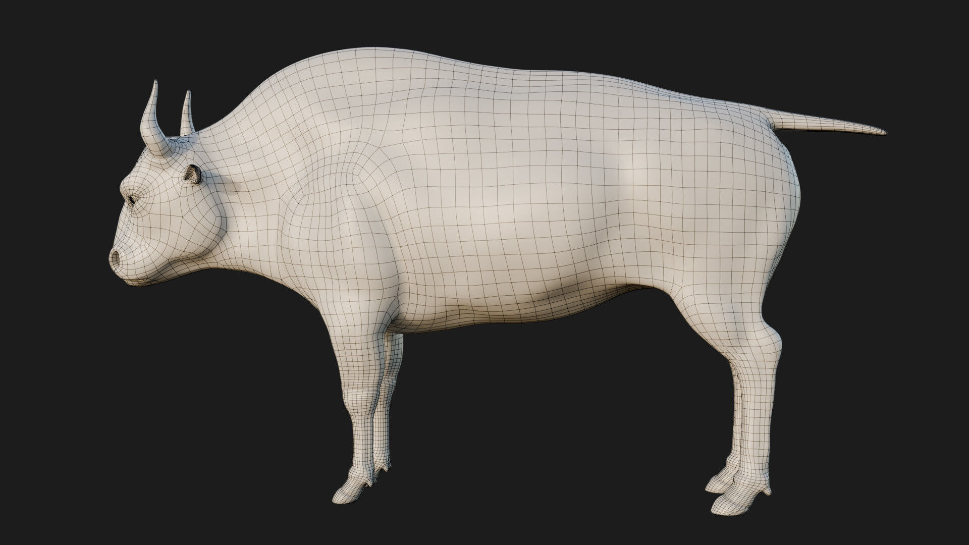 bison 3D model_3