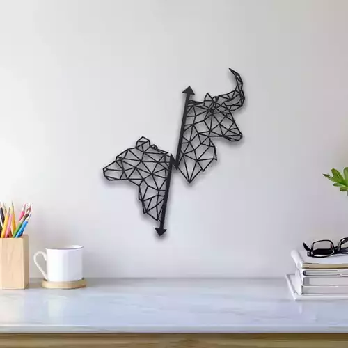 Bull And Run Wall Art
