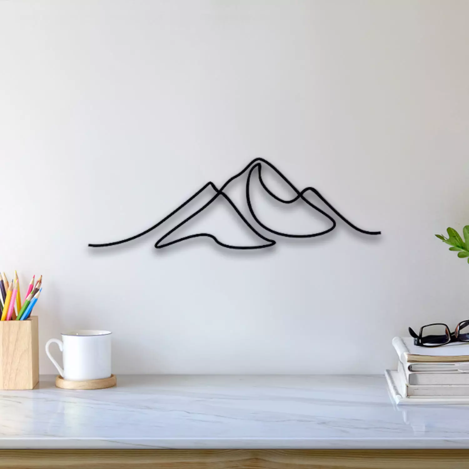 Mountain Wall Art 3D print model
