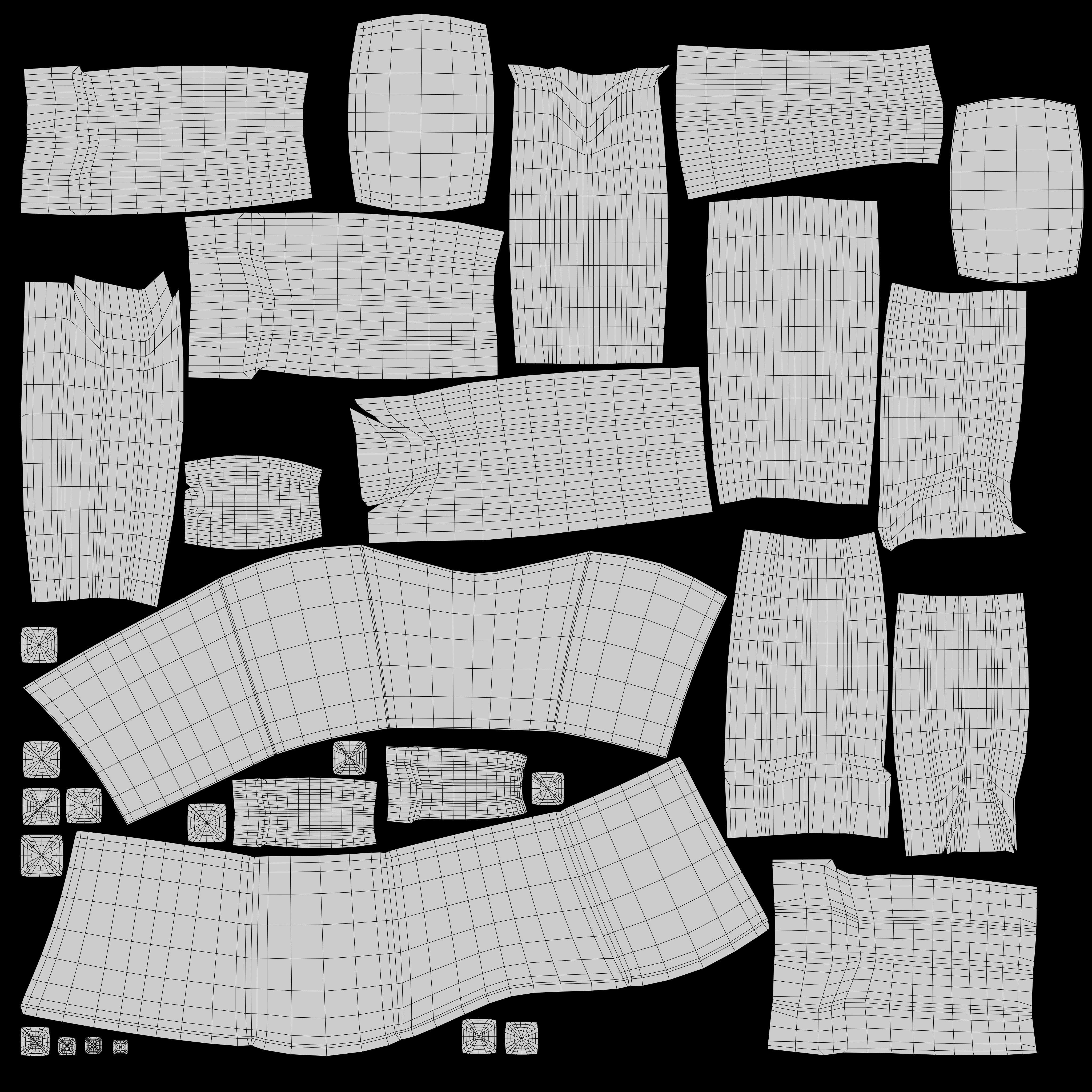 French Fries Stylized 3D model_6