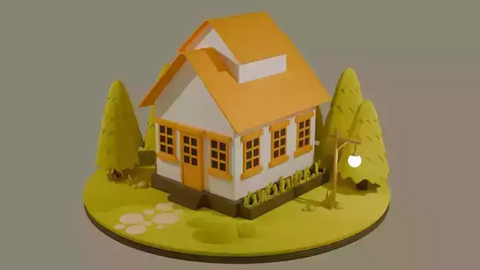 Low poly House 